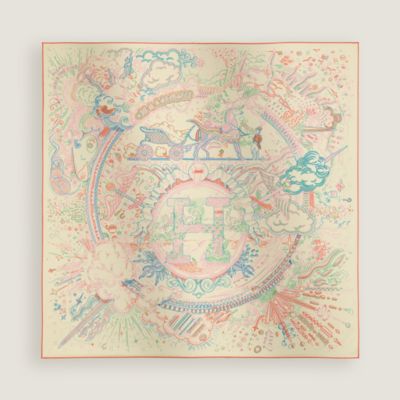 Grand Tralala double face scarf 90 | Hermès USA